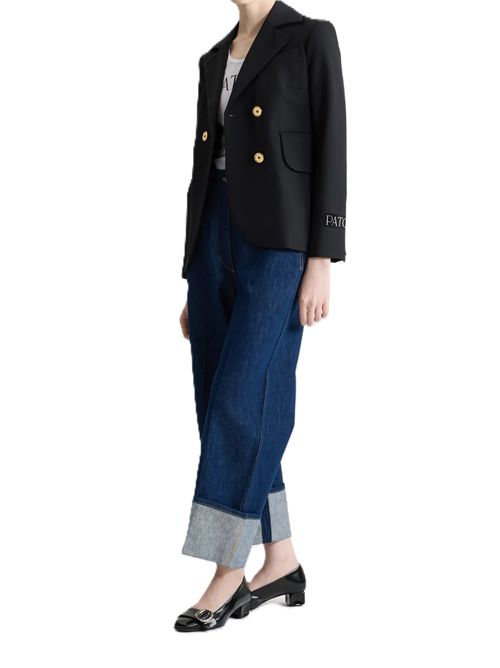 Patou Giacca doppiopetto Patou | JA0350103999B0103999B BLACK